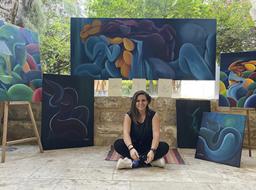 Lara J. Trad – Le Mariage de L’art Exhibition in Byblos, Lebanon